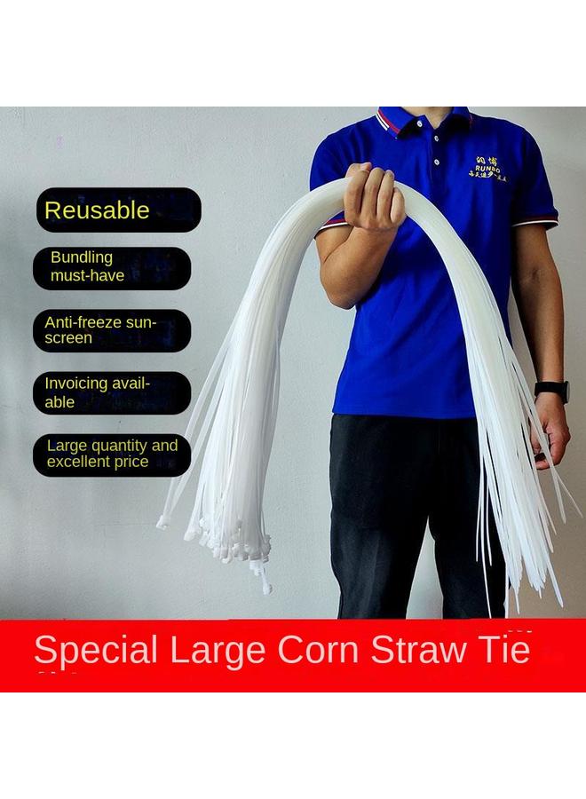 Bluejw Long Tie Large Nylon Plastic Super Long Dog 1 M Lefterable Loose Buckle Corn Straw Tie  - Image 3