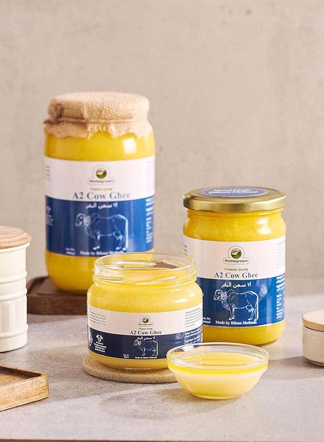 Homegrown A2 Ghee – Pure Clarified Butter from Grass-Fed A2 Cows for Healthy Fats (1 litre) - Image 3