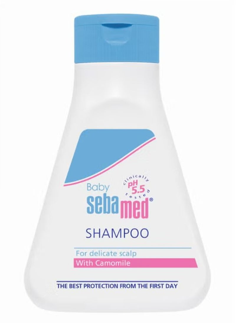 Sebamed Extra Gentle Baby Cleansing Shampoo with Chamomile for Sensitive Scalp, 250ml - Image 1
