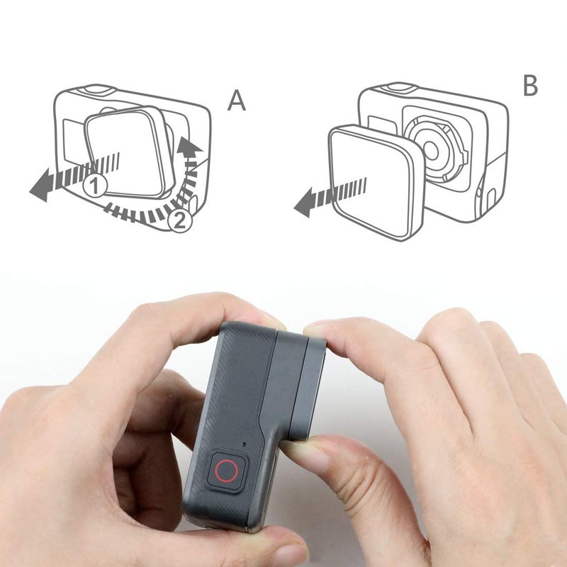 GEPULY Replacement Protective Lens Cover for GoPro Hero 5 6 7 Camera Glass Protector Lens Cover Repair Part Accessories Accessory Kit - Image 5