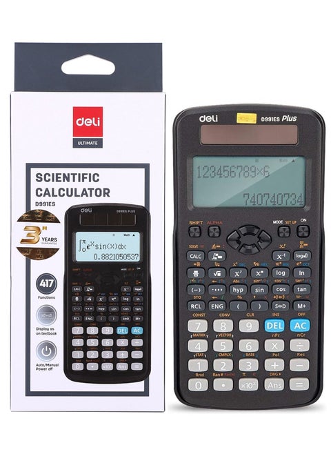 D991ES Scientific Calculator With 417 Functions
