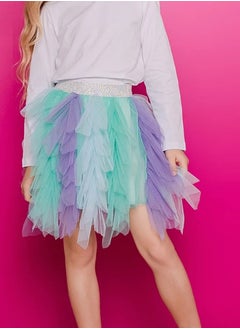 Girls Tutu Skirt Ruffle Tulle Skirt Knee Length Blue And Purple Mermaid Theme - pzsku/ZBEE55CB5D648BA6D3C04Z/45/_/1714521995/a0cb3de6-cdab-4696-a47d-67ad676ef9c2