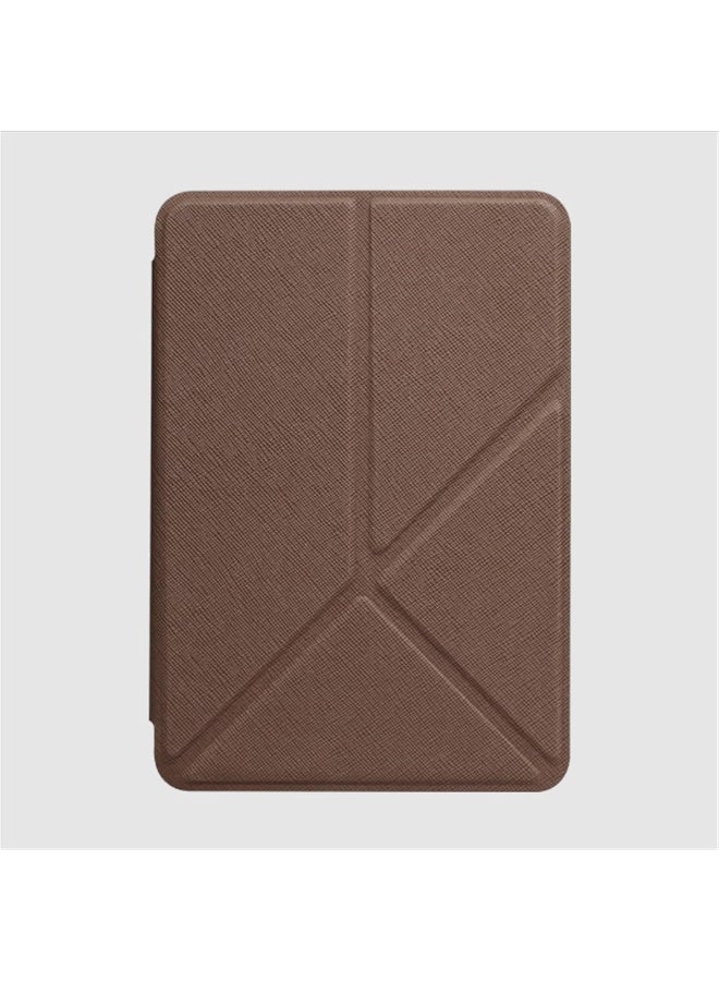 Case Cover for All-New Kindle 11th Generation 2024/2022 Release, 6 inch,Shell Cover with Auto Wake/Sleep & Multi-Viewing Angles (Brown) - Image 3