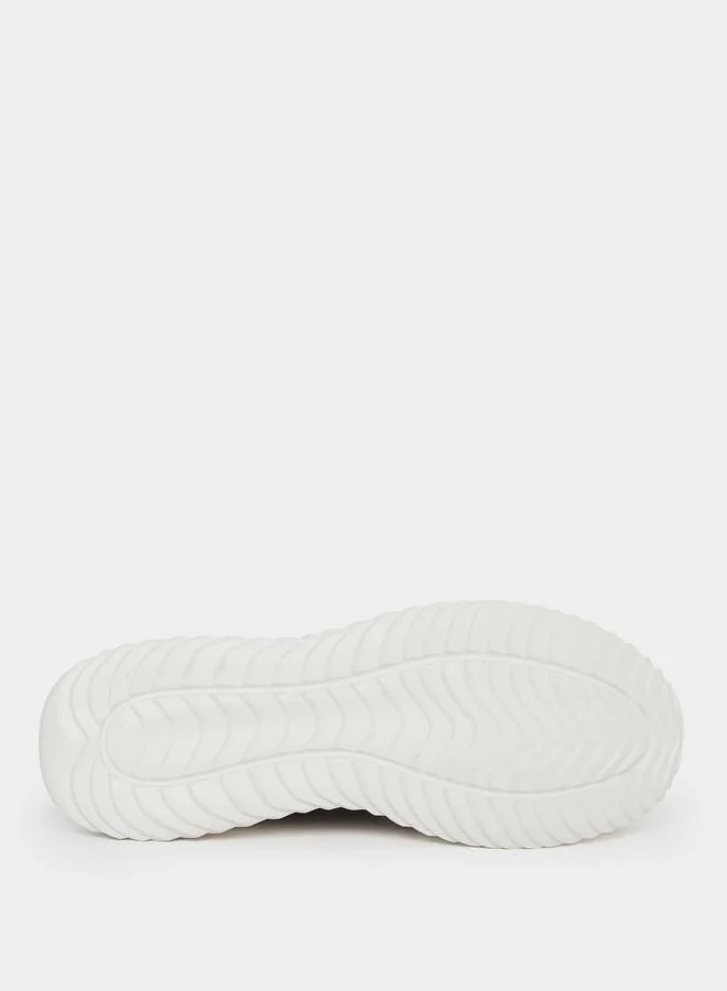 تايك تو Take Two Textured Lace Up Sneakers