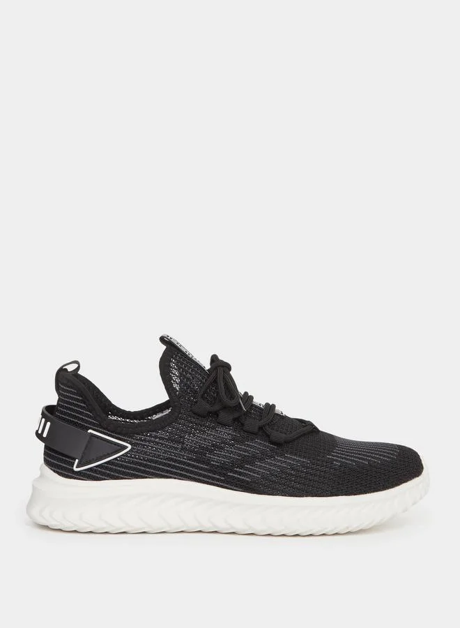 Take Two Take Two Textured Lace Up Sneakers