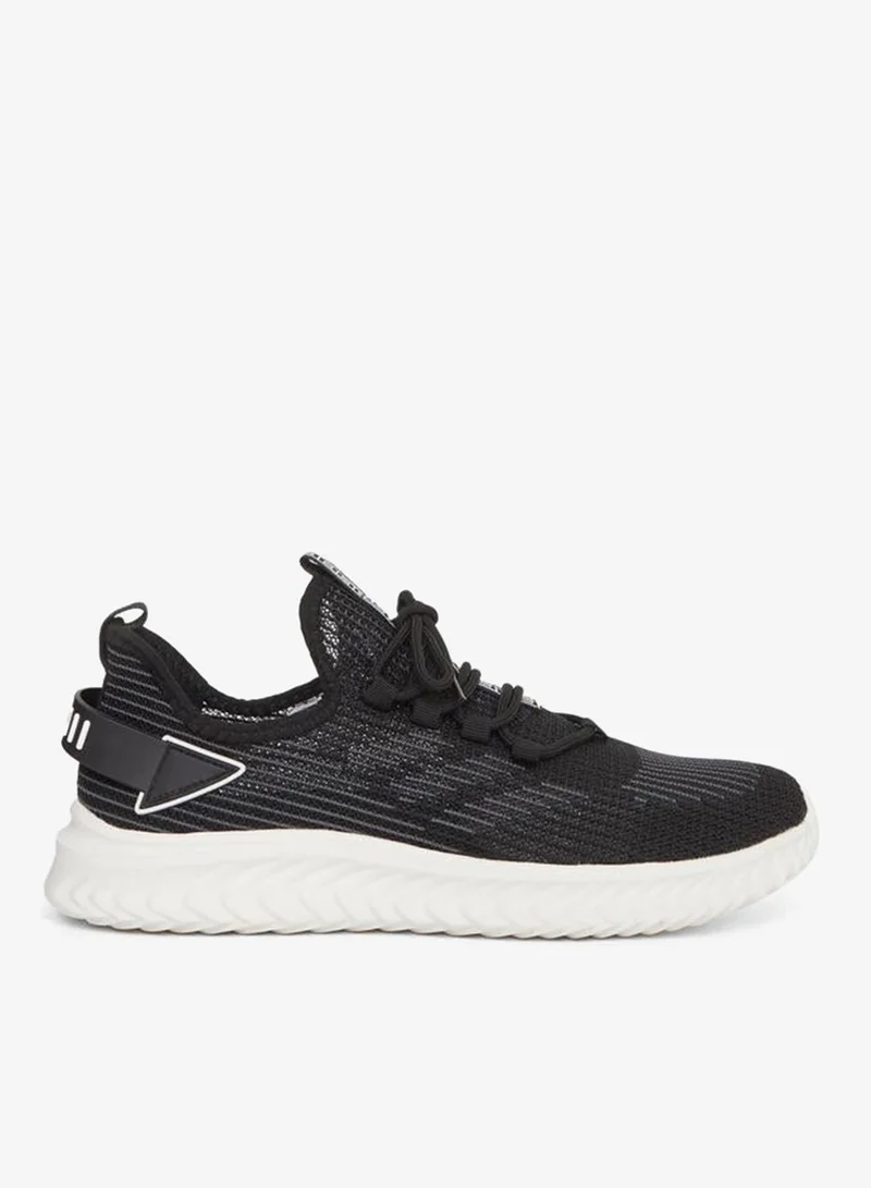 Take Two Textured Lace Up Sneakers