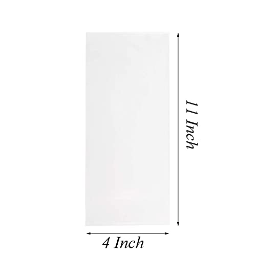 Tendwarm 100 Pcs 4x11 Inch Clear Long Cello Cellophane Treat Bags with 7 Mix Colors Twist Ties Perfect for Birthday Favor Candles Pretzel Icy Candy Popsicle - Image 5