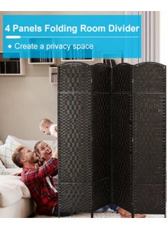 Living Room Divider 4 Panel Room Partition, Foldable Freestanding 200*180 CM  - Image 5