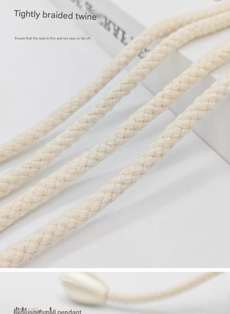 Simple, Modern, Adjustable Rope Curtain, Retractable Hanging Rope Buckle(1 Pair)  - Image 5