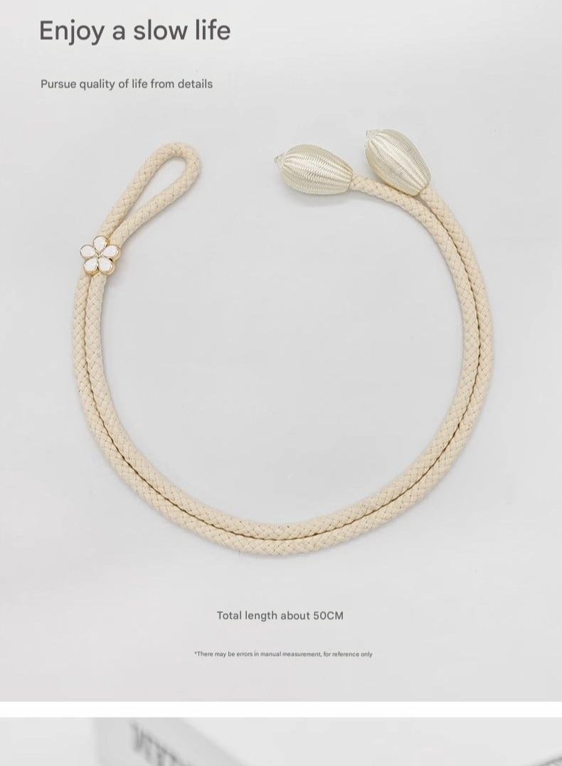 Simple, Modern, Adjustable Rope Curtain, Retractable Hanging Rope Buckle(1 Pair)  - Image 4