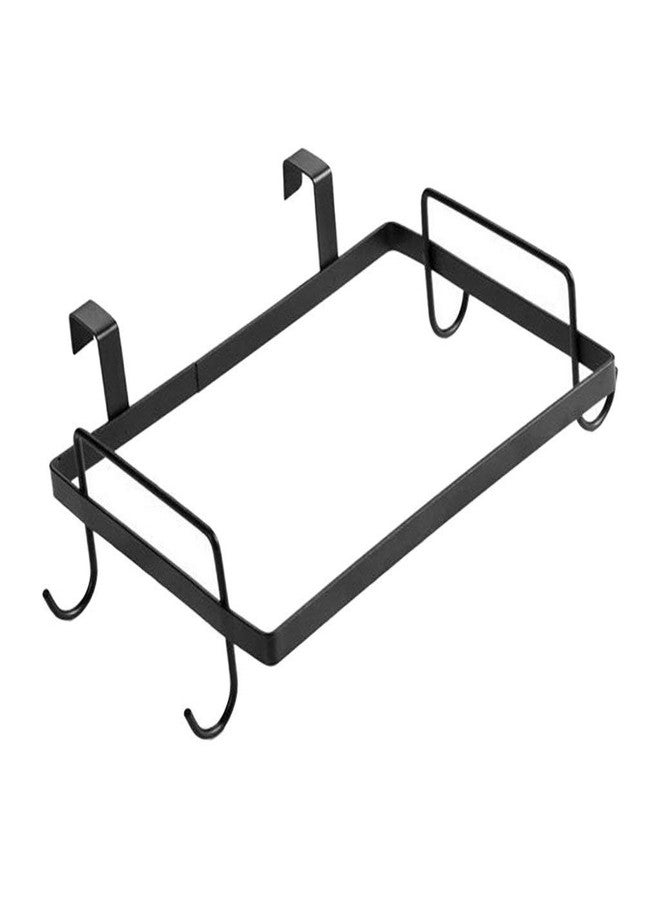 INDIAN DECOR 28313 Kitchen Hanging Trash Bag Holders Travel Garbage Can Rack Over Cabinet Rubbish Bin Metal Bracket Hanger of Cupboard Closet Door - Image 2