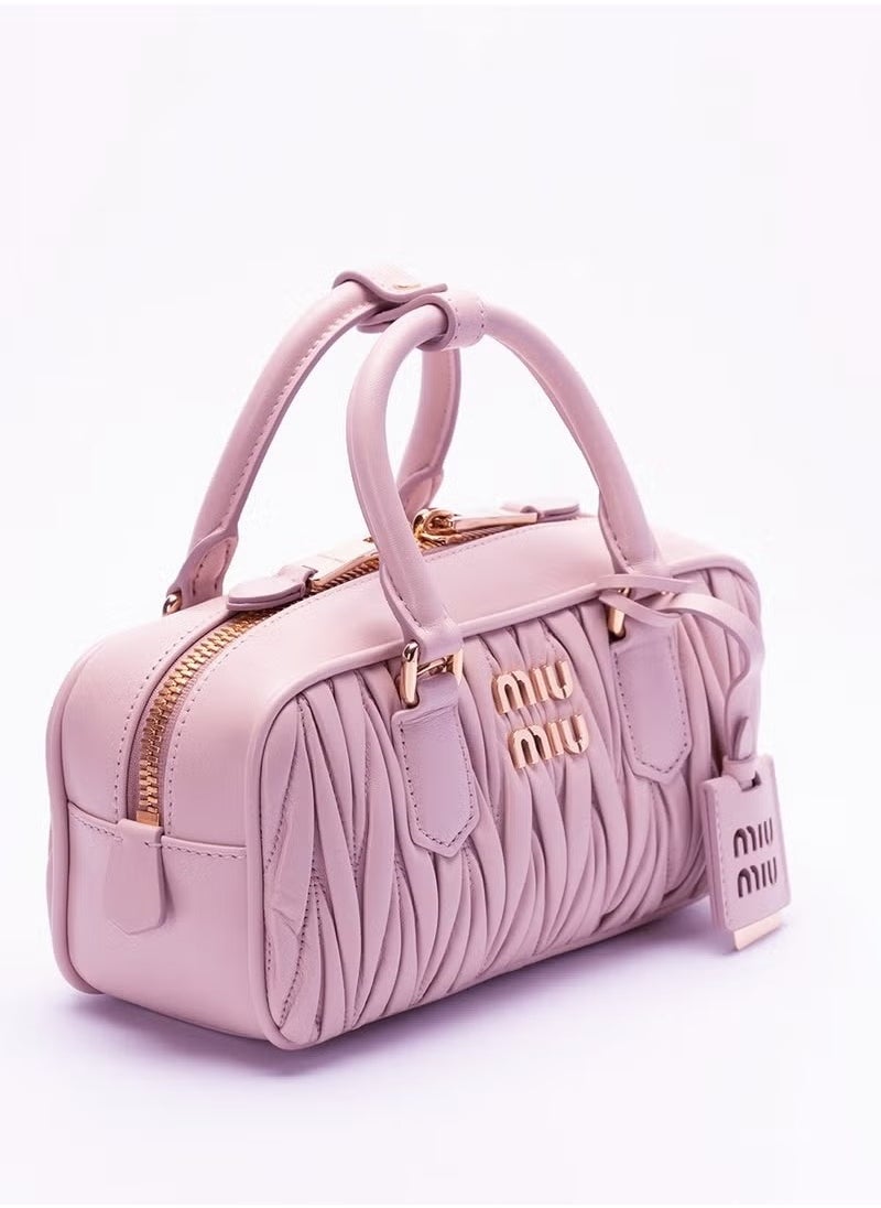 Miu Miu Small Arcadie Top Handle Bag Nappa Leather Crossbody Shoulder