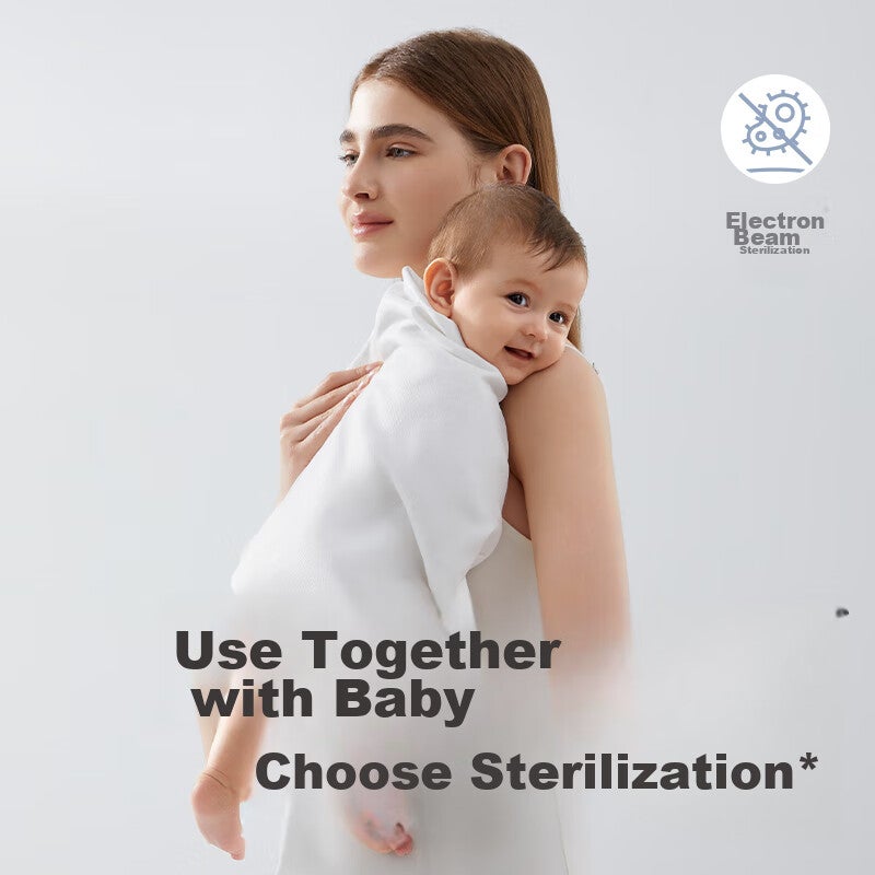 JD Jing Zao Babycare Disposable Bath Towels, Soft And Absorbent for Wet And Dry Use, Portable for Home And Travel, 70cm×100cm×5 Packs - Image 4