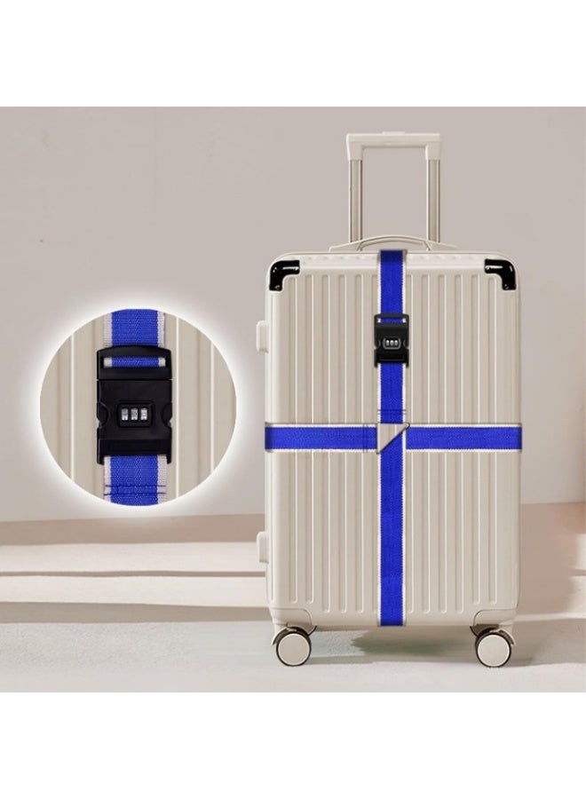 Meetion طقم أحزمة حقائب السفر المعتمدة من TSA مع قفل قابل للتعديل 1 قطعة مع بطاقات تعريف الحقائب - Image 1