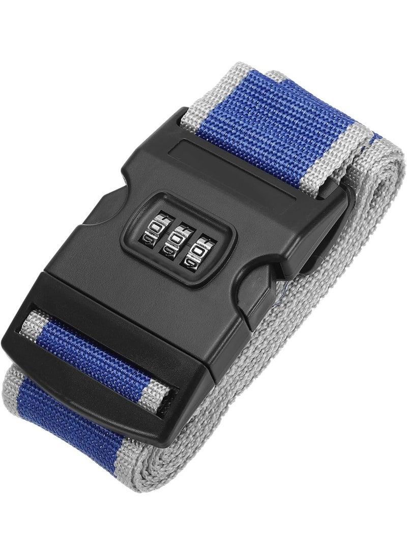 Meetion طقم أحزمة حقائب السفر المعتمدة من TSA مع قفل قابل للتعديل 1 قطعة مع بطاقات تعريف الحقائب - Image 3