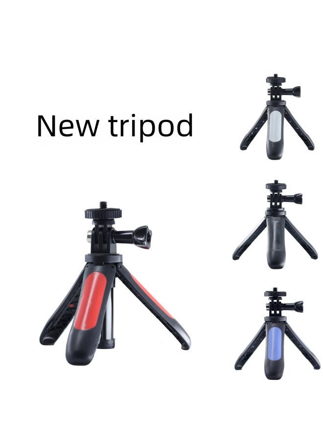 Selfie Stick Tripod Camera Accessories Mini Extension Rod + Tripod For Gopro Camera Sports Dv-Color:gopro Tripod Red - Image 2