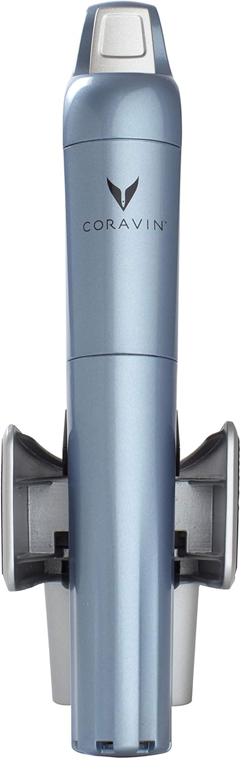 Coravin Coravin Limited Edition Preservation System and Wine Bottle Opener Includes 4 Argon Capsules Steel Blue  - Image 2