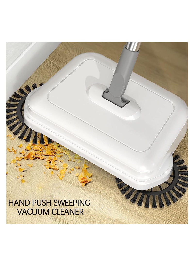 Arabest - Hand push sweeper, household sweeper and mop vacuum cleaner, hand push vacuum cleaner, cleaning sweeper tool sweeping, household cleaning mop (white) - Image 1