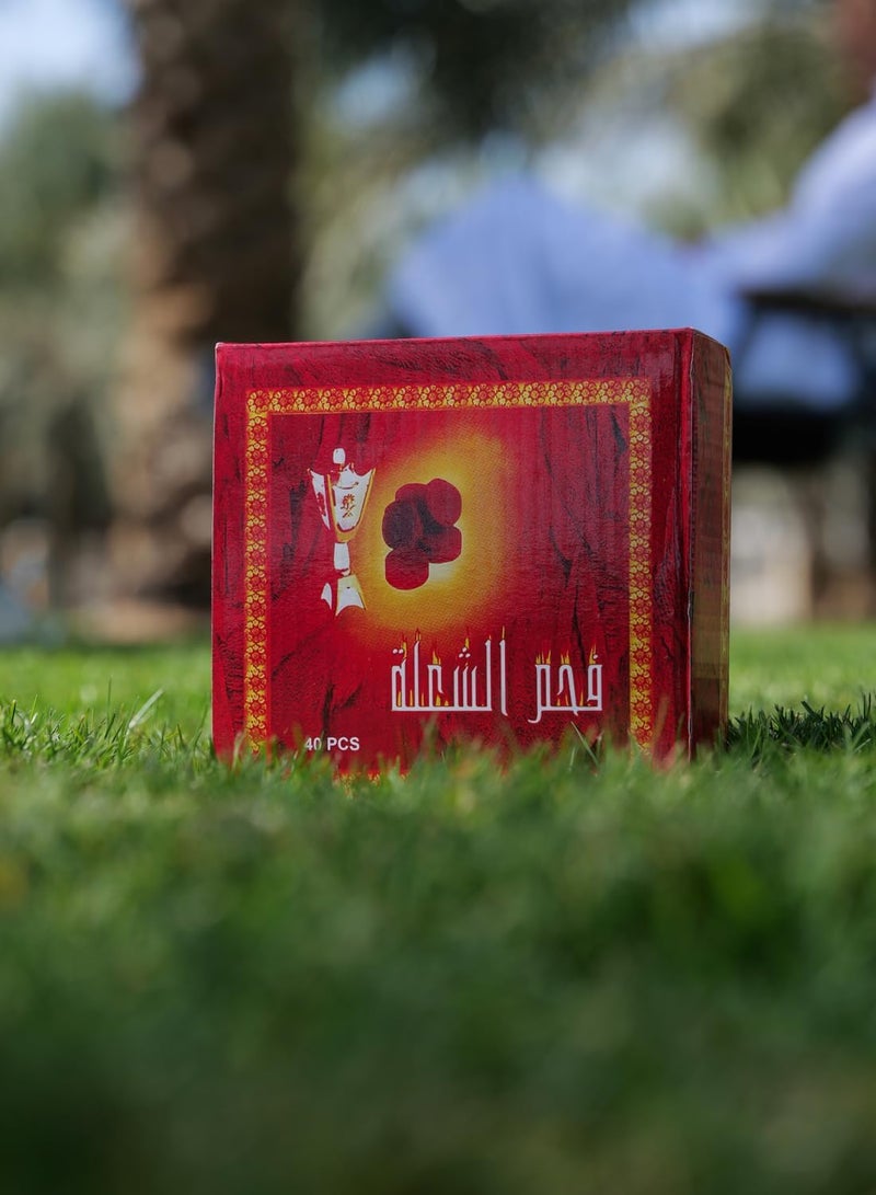 ريتش لايف فحم ريتش لايف بخور للشواء والشيشة والنرجيلة | أقراص فحم ألشولا طويلة الأمد | اشتعال سريع | جودة ممتازة | متوفر في عبوات متعددة (3 عبوات، 40 قرصًا/علبة) - Image 4