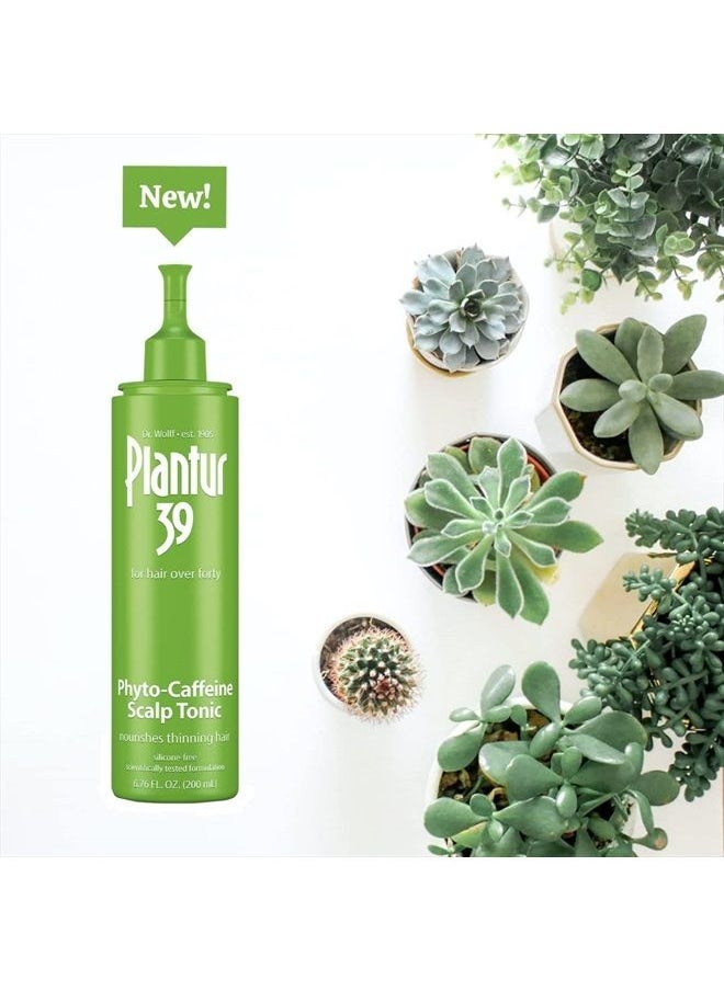 Plantur - 39 Phyto Caffeine Women's Scalp Tonic 6.76 Fl Oz, for Fine, Thinning Natural Hair Growth, Sulfate Free with Castor Oil, Niacin, Zinc - Image 1