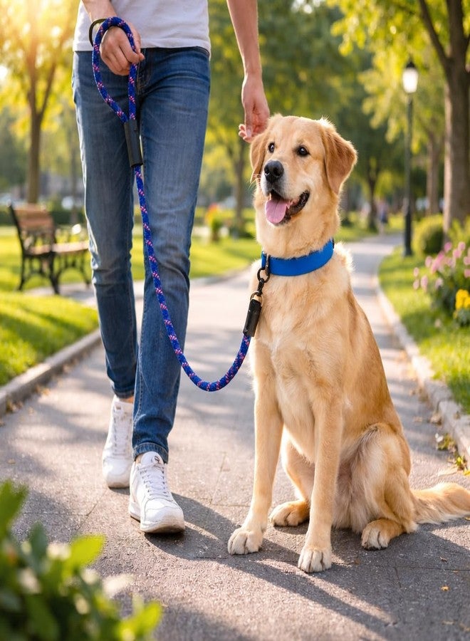 Zigly Lifestyle Reflective Rope Dog Leash - S (12mm) - Blue | Durable Training Rope Leash for Puppies & Small Dogs| Lightweight, Comfortable Grip Strong Leash for Daily Walks - Image 5