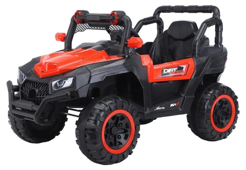 Chalky Electric Rides on Car for Kids with Remote Control - Red - 8906