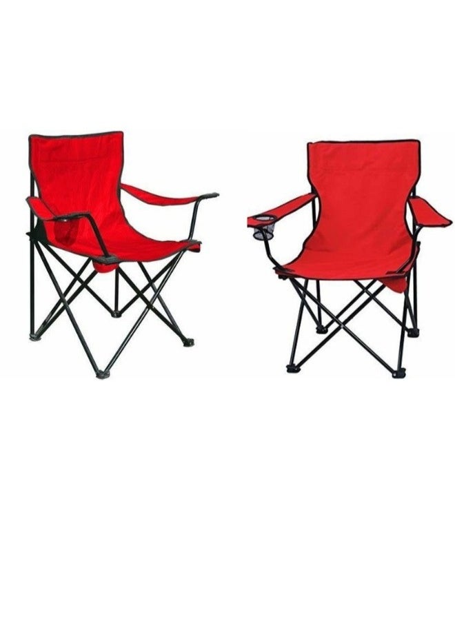SMART HOME Portable Folding Table Set with Folding Chair, 2 in 1 Picnic Set, Adjustable Height for Indoor and Outdoor Use, for Garden, Kitchen, BBQ, Dining Table Size(120X60X70cm) Chair Size(75X40X40cm)  - Image 2