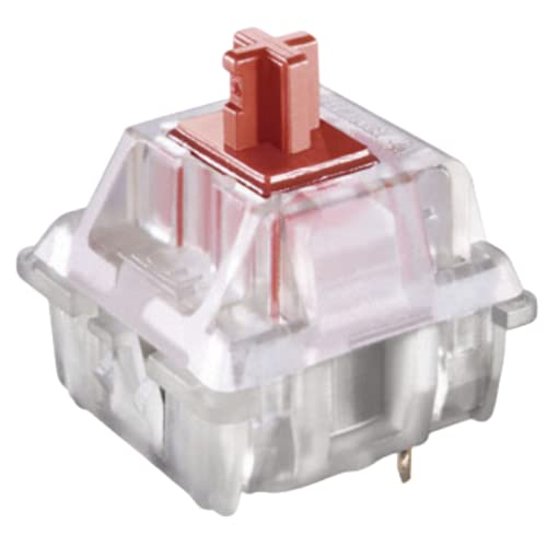 Ranked Cherry MX Key Switches for Mechanical Gaming Keyboards | Plate Mounted | MX1AL1NA (Cherry RGB Red, 65 Pcs) - Image 1