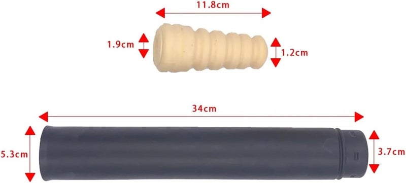 Wivplex Car Rear Shock Absorber Buffer Rubber Boot Set - Image 2