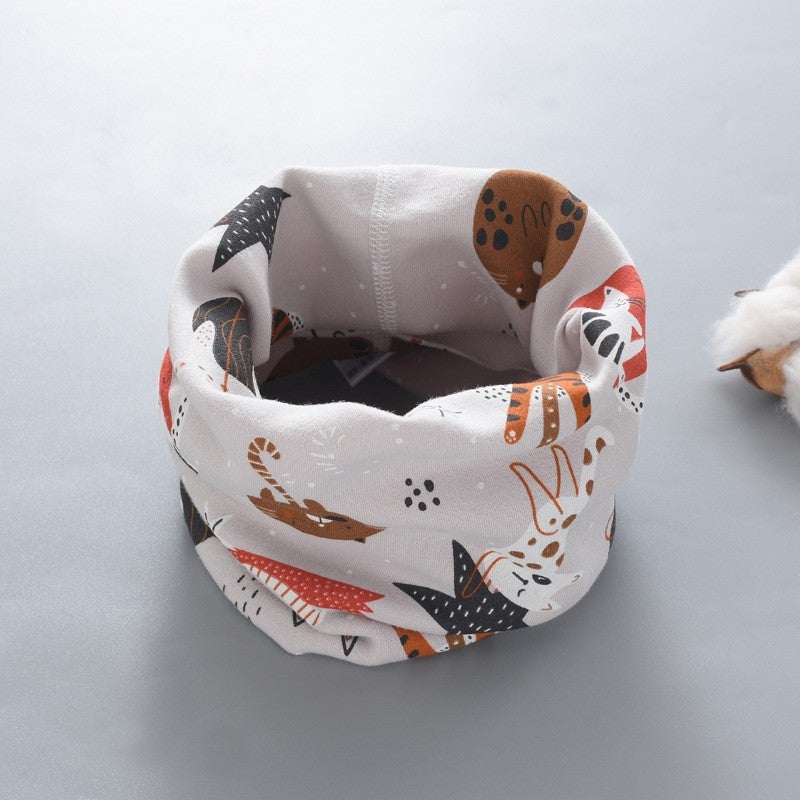 Children'S Scarf Scarf Neck Set Neck For Boys And Girls Baby Korean Baby Scarf Baby Warm Neck Walls - Image 3