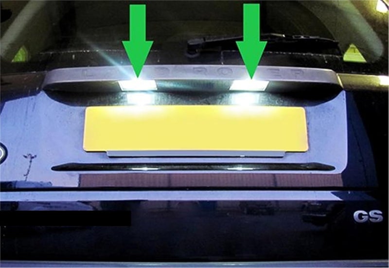 Vuzmode 2x LED License Plate Light for LR Discovery and Freelander - Image 4