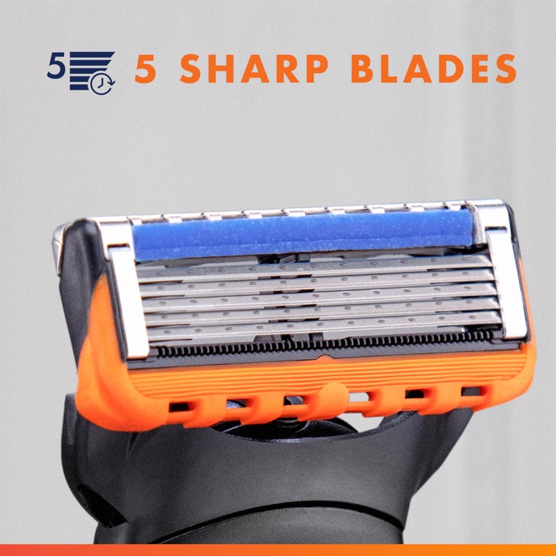 Gillette Fusion5 Power Razor Blades for Men, 5-Blade Razor Refills, 8 Count, Holiday Gifts for Men - Image 5