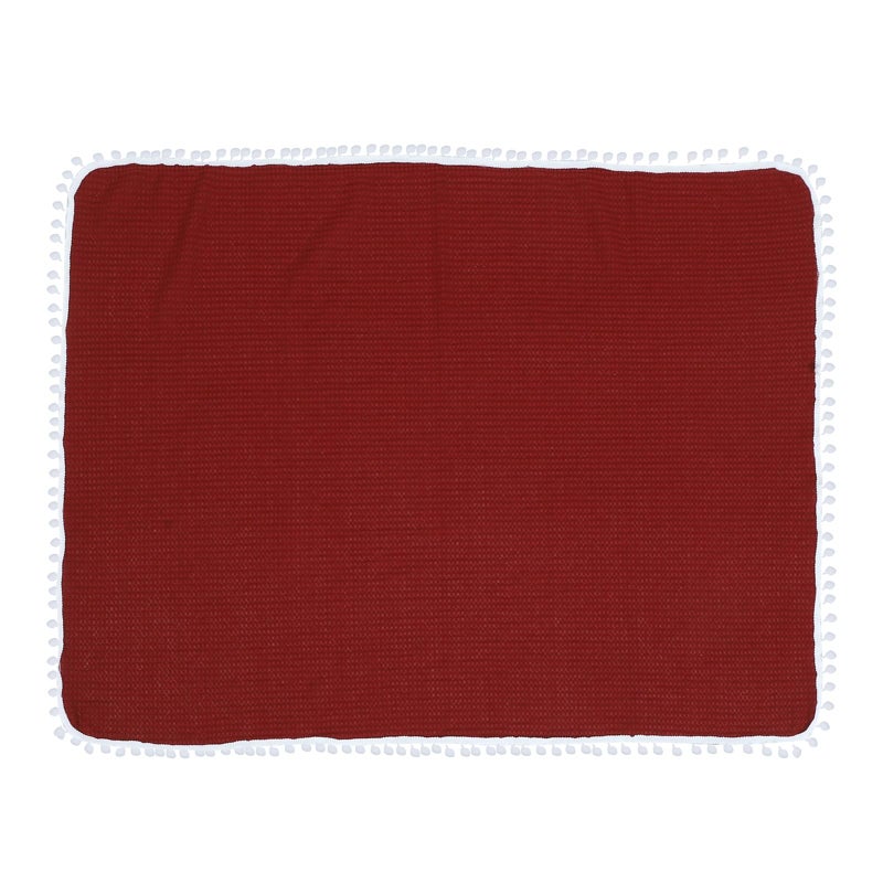 Waffle Knit Swaddling Blanket For Newborn Breathable Nursery Bedding Sleeping Wrap - Image 2