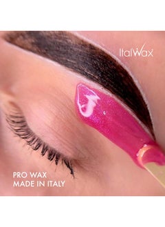 ItalWax Italwax Cherry Pink Glowax - 400g / 14.10 oz - Hard wax beads for hair removal - Synthetic formulation ideal for sensitive skins - Recommended for delicate areas  - Image 5