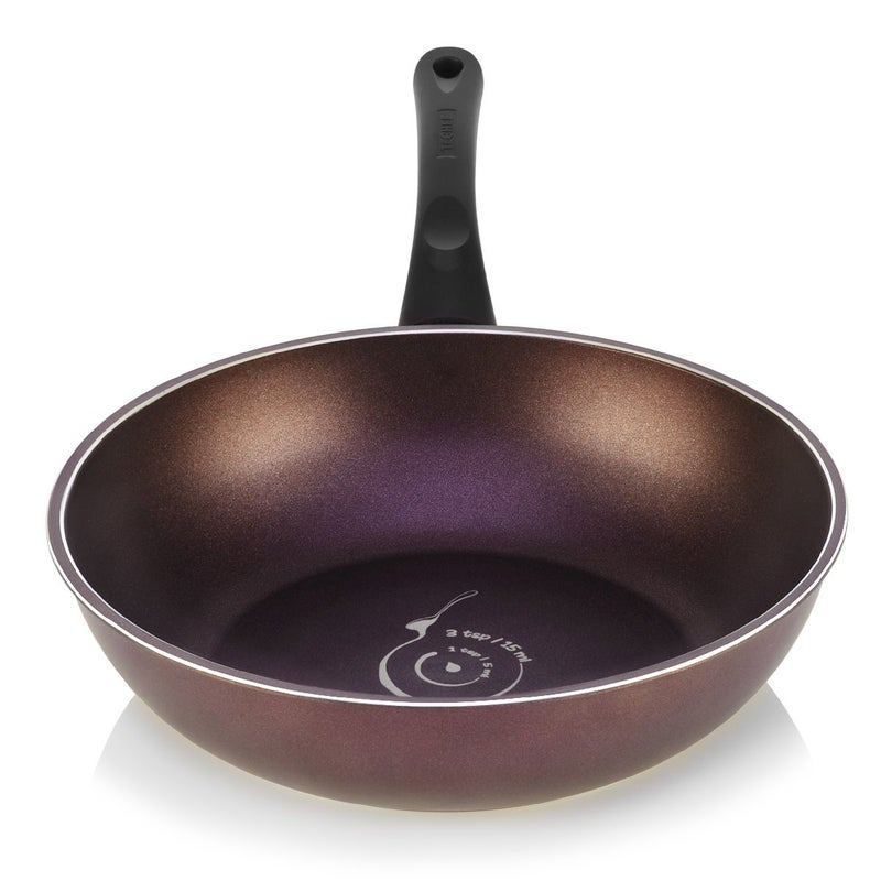 TECHEF Art Pan 12 WokStirFry Pan Coated 5 times with Teflon Select NonStick Coating PFOA Free Made in Korea