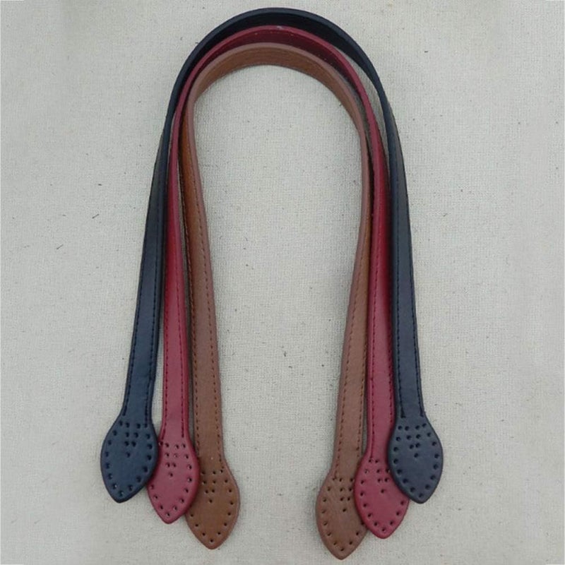 Woman Wallet Shoulder Straps, Imitation Leather Bag Handles, Handbag Strap, Replacing Bag Belt for Women 2pcs (Yellow Brown) Girl Wallet - Image 1