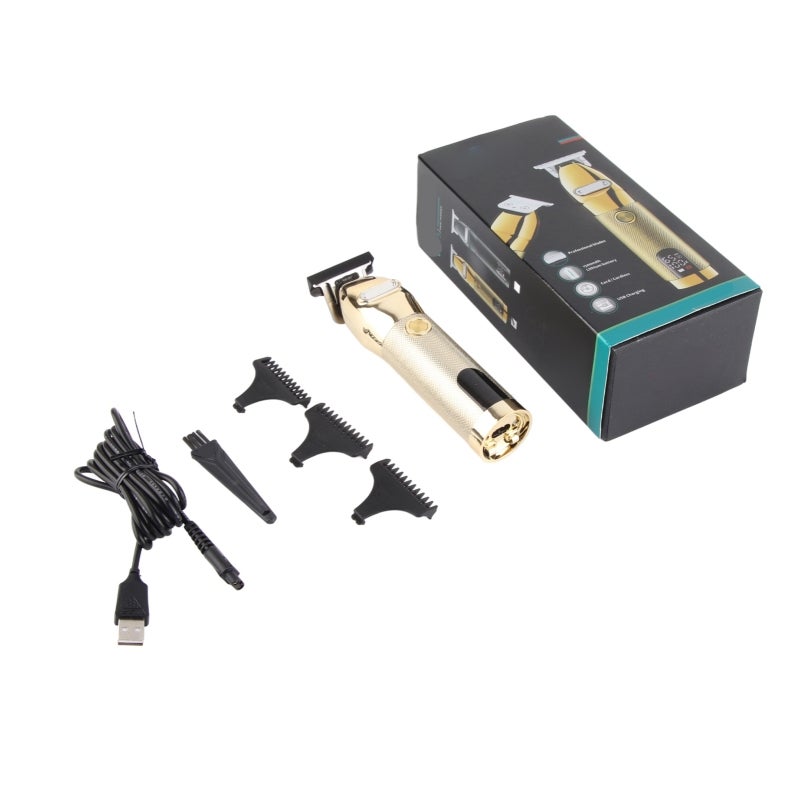 Resuxi USB Hair Clipper Fine Steel Sharp Tool Head - Full Metal Shell Strong Hair Cutter for Men - Large Torsion Copper Core Motor Non-Slip Grip for Home Haircuts Beard Personal Grooming - Image 2