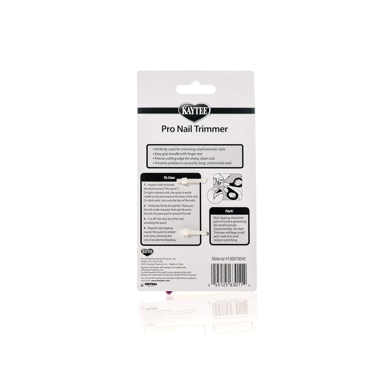 Kaytee Pro-Nail Trimmer Purple - Image 2