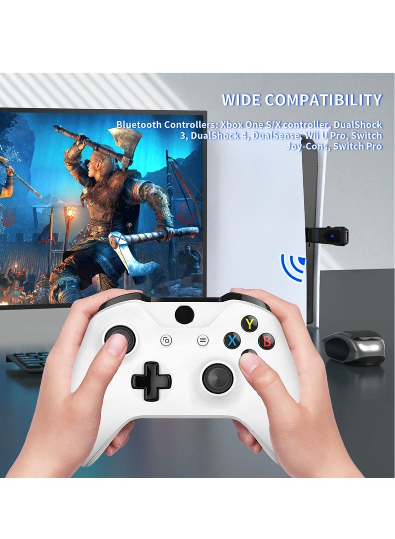 كابتن تيك Wireless Bluetooth Controller USB Adapter for Switch, Compatible with PS3、PS4、PS5、Xbox360、XboxOne and More - Image 4