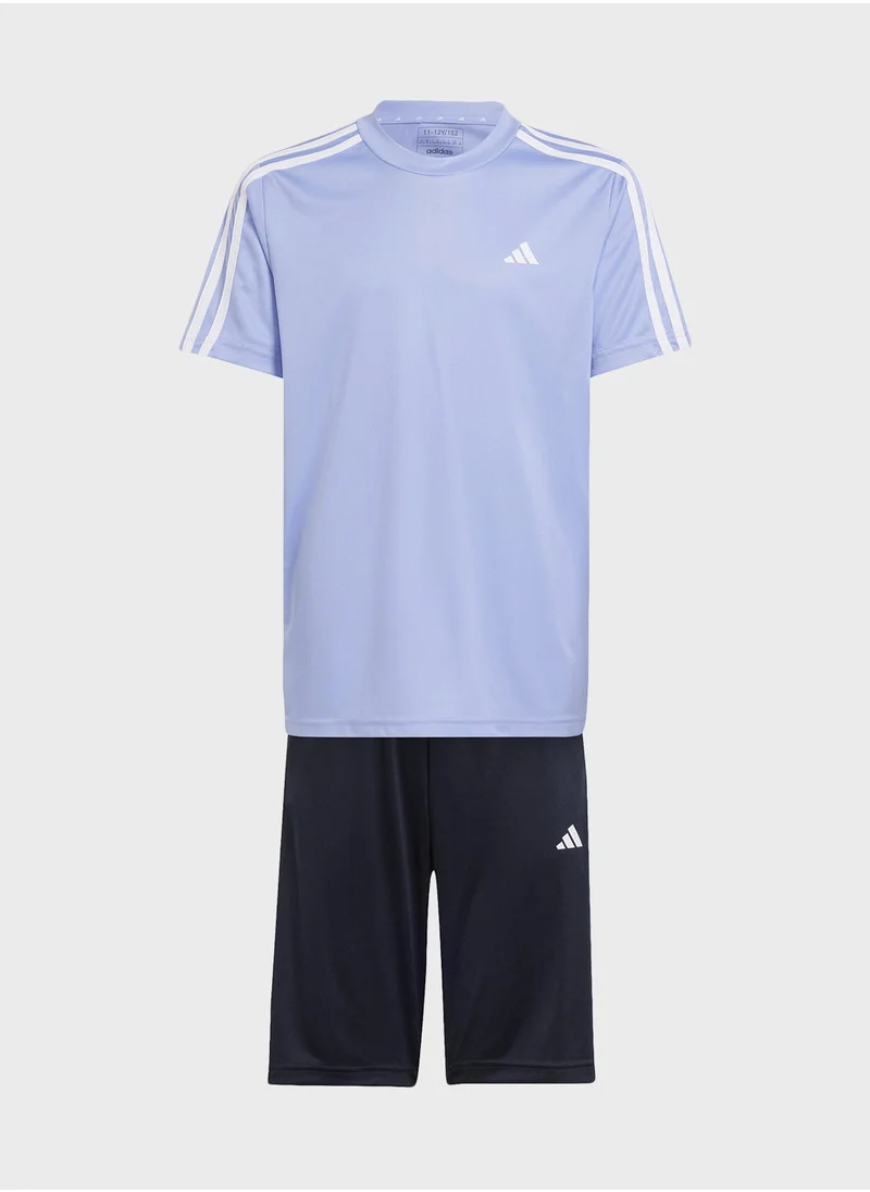 adidas Kids 3 Stripes Set