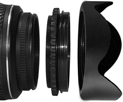 SHOPEE Branded Tulip 58Mm Flower Lens Hood (Black) Compatible with for Canon Eos 55-250Mm 18-55Mm Ef Lens - Image 5