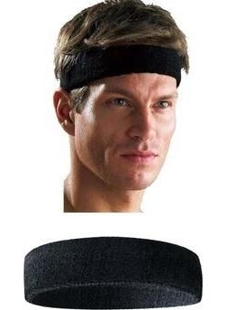 CK Spor Ckspor Unisex Towel Sweatband Headband Tennis Hair Band Headband  - Image 1
