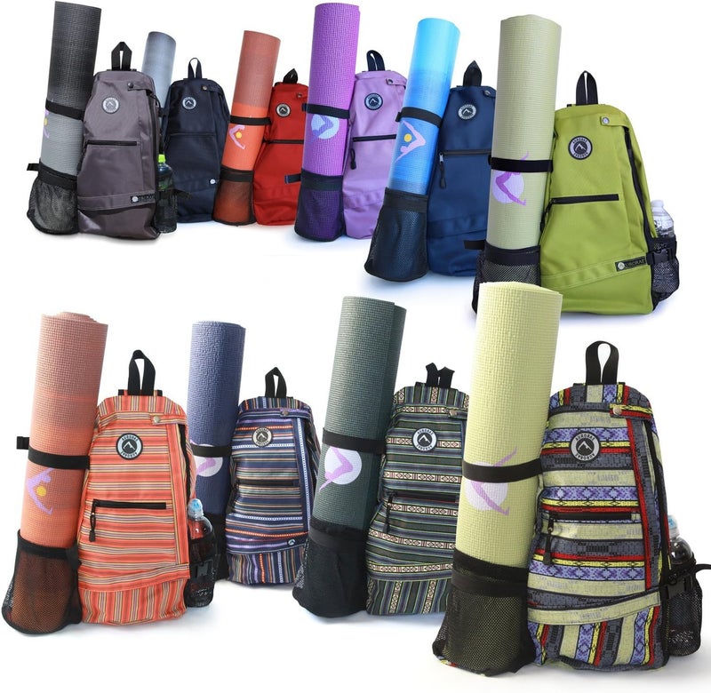 Aurorae Yoga Mat/Gym/Picklleball Cross-body Travel Sling Back Pack. Mat sold separately. - Image 2