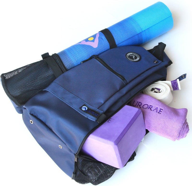 Aurorae Yoga Mat/Gym/Picklleball Cross-body Travel Sling Back Pack. Mat sold separately. - Image 3