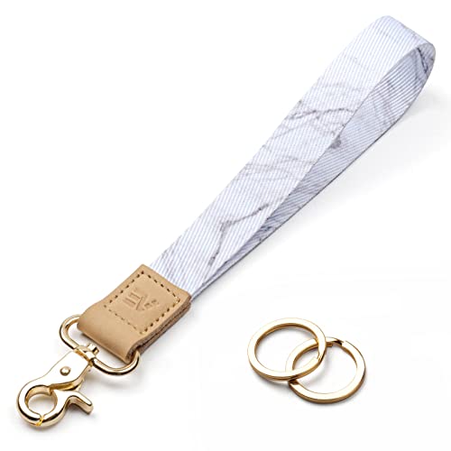 EcoVision Keychain Lanyard for Keys, Wristlet Key Chain for Women, Key Holder Lanyards with 2 keyrings - Image 1