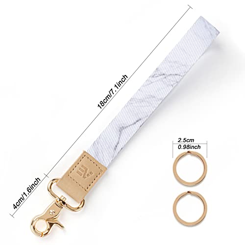 EcoVision Keychain Lanyard for Keys, Wristlet Key Chain for Women, Key Holder Lanyards with 2 keyrings - Image 4