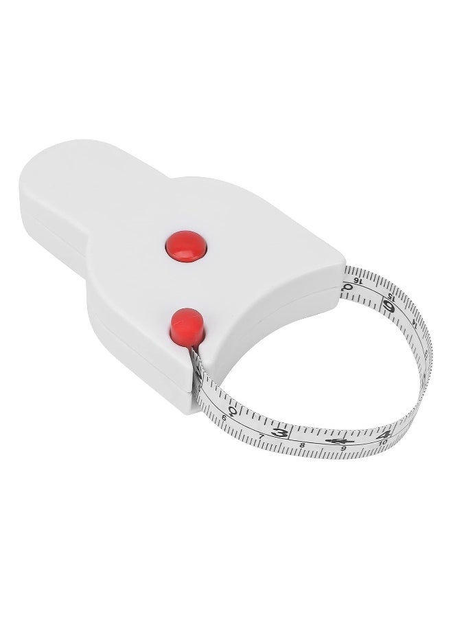 Shanrya Measure Any Part of the Body Mini Body Shape Body Measure Tape 2 Scales with Buttons  - Image 1