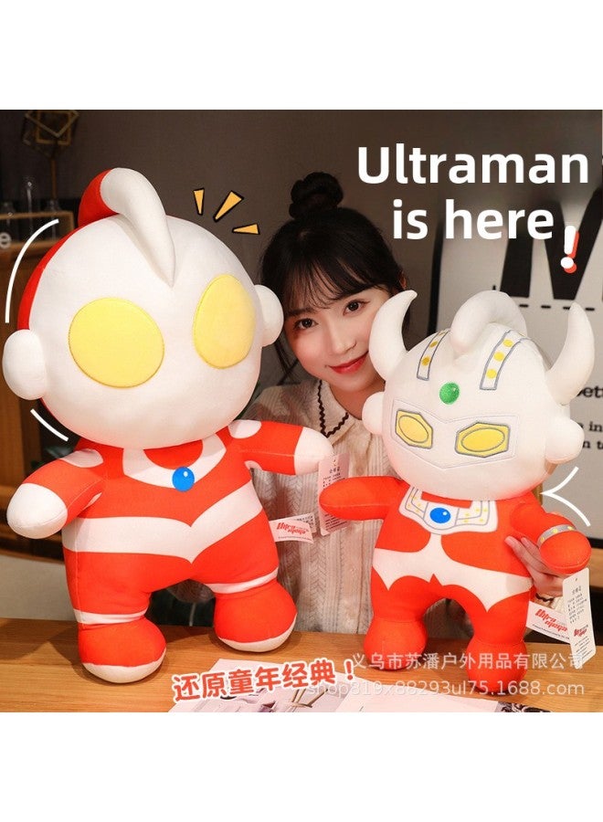Standing Ultraman Doll Tyro Plush Toy Large Doll Boy's Birthday Gift Rag Doll Activity-Specifications:45cm/500g-Color:first Generation - Image 3