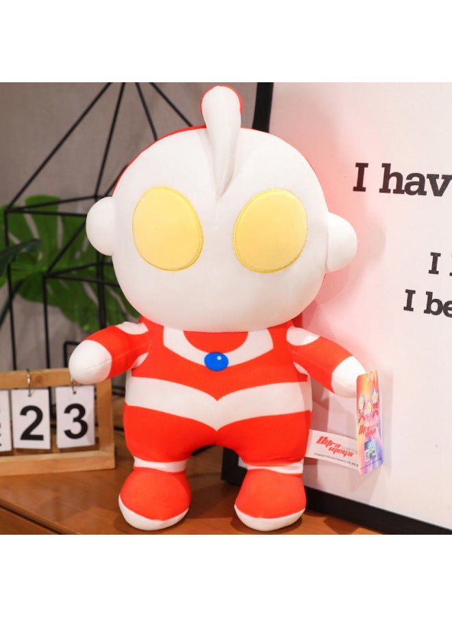 Standing Ultraman Doll Tyro Plush Toy Large Doll Boy's Birthday Gift Rag Doll Activity-Specifications:45cm/500g-Color:first Generation - Image 1