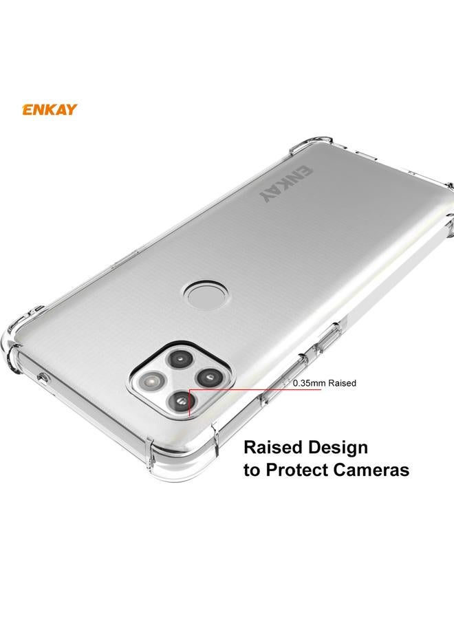 ENKAY Case For Motorola Moto G 5G Hat-Prince Clear TPU Shockproof Case Soft Anti-slip Cover - Image 3
